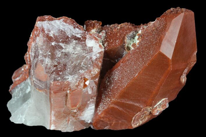 Natural, Red Quartz Crystal Cluster - Morocco #126111